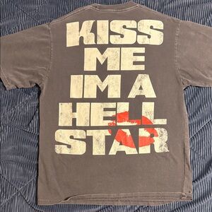 Hellstar kiss t shirt Balenciaga streetwear